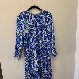 Zara midi dress in gorgeous blue